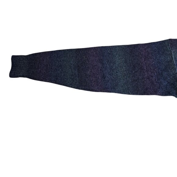 Vintage Robert Bruce Sweater Mens XXLT Wool Blend Blue Purple Gradient USA Union - Picture 4 of 7